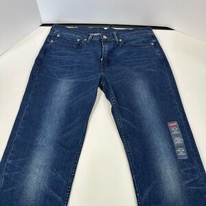 Levi's Men's Dark Blue Straight Jeans